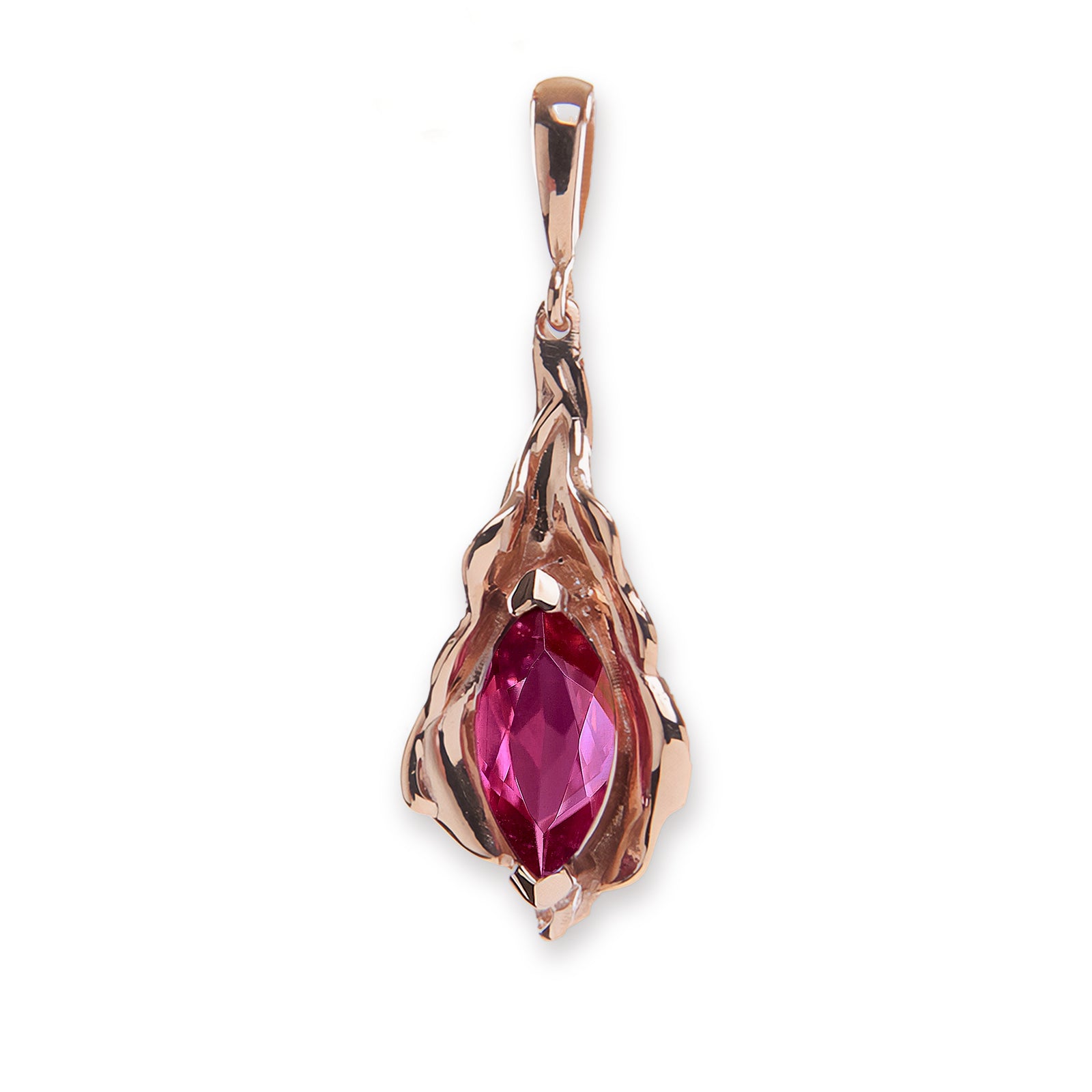 Effervescent Leaves: Gold and Gem Leaf Charms/Pendents