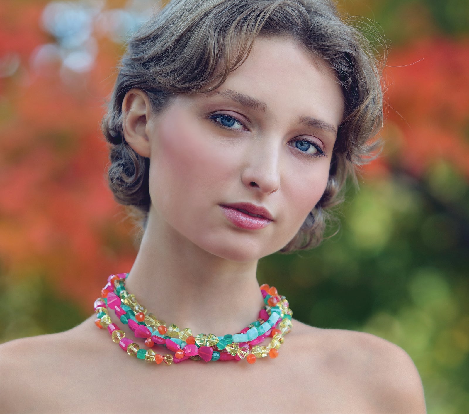 Loving Lilly: Carnelian, Amazonite, Chalcedony, Quartz, and Gold Necklace