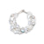Charming: A Three Strand Bracelet of Freshwater Pearls and Faceted Clear Crystals