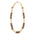 Scotch or Rum: Whiskey Quartz, Citrine, and Gold Necklace