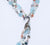 My Whimsy: Blue Topaz, Moonstone, Aquamarine, Apatite, Sapphire and Silver Lariat